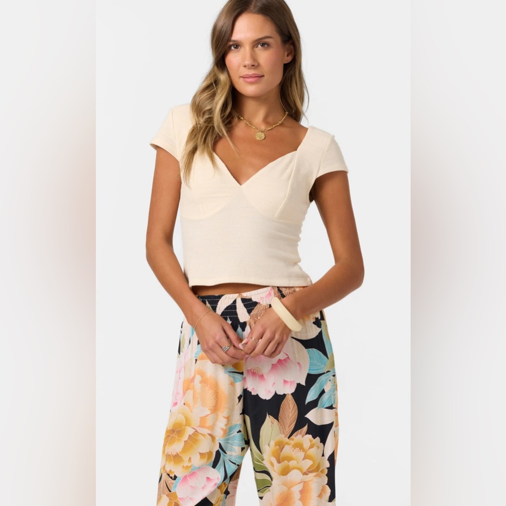 O’Neill Tapioca Nyn Knit Short Sleeve Top